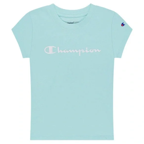Champion Girl's Heavyweight 3 Piece Tee, Hoodie & Legging Set Oxford Heather 18M - Picture 4 of 9